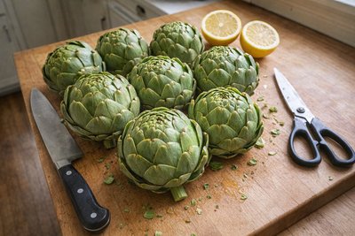 Artichokes are the edible flower buds of a thistle...